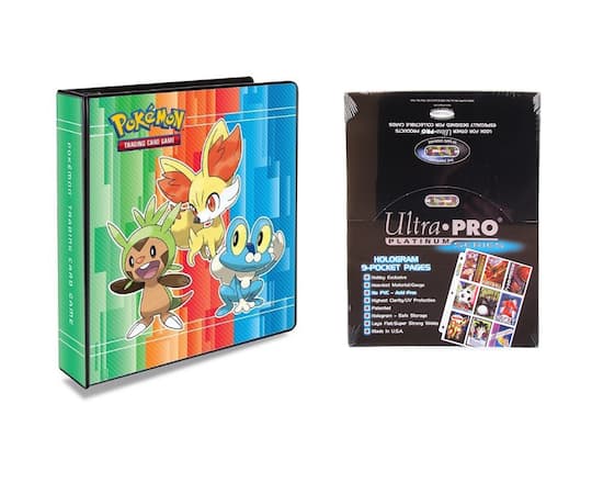 Ultra Pro Pok&#xE9;mon X&#x26;Y 2&#x22; 3-Ring Binder Card Album &#x26; Sheets Set